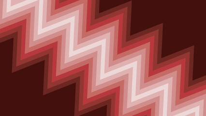 Wall Mural - Red zig zag abstract background for backdrop or fashion style