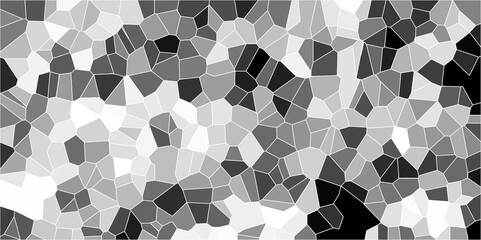 Poster - Multicolor Broken Stained Glass Background with white lines. Aqua texture Geometric Modern creative background. Geometric Retro tiles pattern.