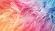 fluffy rainbow fur, shaggy texture wallpaper background