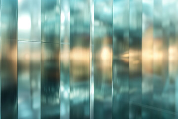Poster - Abstract background with reflections and caustics. Hi-tech. Futuristic background image. Created with Generative AI technology.