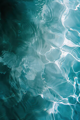 Poster - Abstract background with reflections and caustics. Hi-tech. Futuristic background image. Created with Generative AI technology.