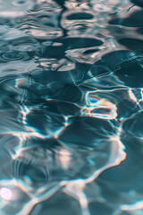Poster - Abstract background with reflections and caustics. Hi-tech. Futuristic background image. Created with Generative AI technology.