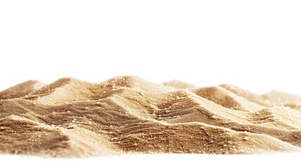 Poster - A pile of sand on a white background. Suitable for various design projects