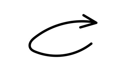 Aufkleber - arrow. arrow. direction. side. Doodle. animation. on a black background. point out. to direct. lines.	
