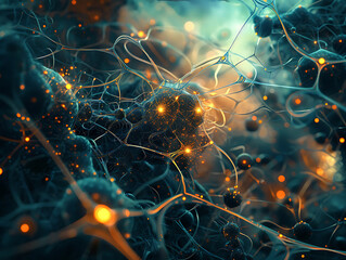 Poster - Virtual Ecosystem: Colorful Abstract Background with Ever-Changing Patterns