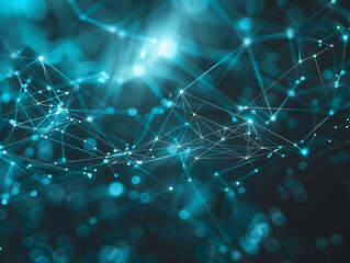 Poster - Global Network Connectivity Abstract Background - Technology and Communication Theme