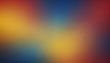 Red Blue Yellow Abstract Grainy Gradient Background With Noise Texture For Header Poster Banner Backdrop Design
