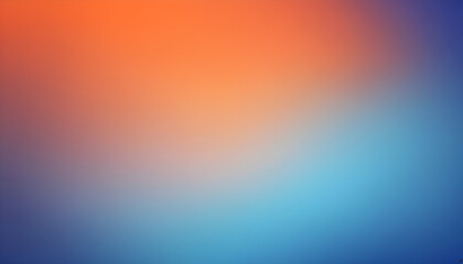 Wall Mural - Abstract blur orange and blue gradient bakcground