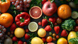 Colorful Fresh Produce Textures