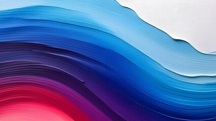 Poster - Oil paint strokes on canvas, stripes, background
