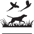 Vector Pheasant Hunting