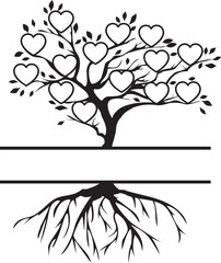 Sticker - Vector Family Tree