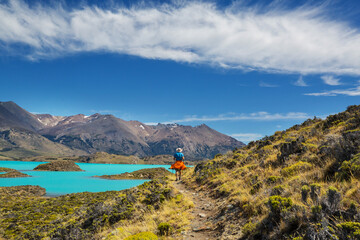 Canvas Print - Hike in Patagonia