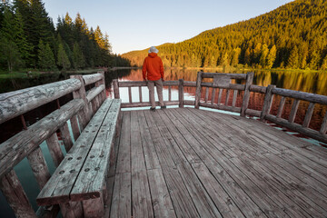 Wall Mural - Rest on the lake