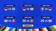 Match schedule. Group A of the European football tournament in Germany 2024! Group stage of European soccer competitions in Germany.