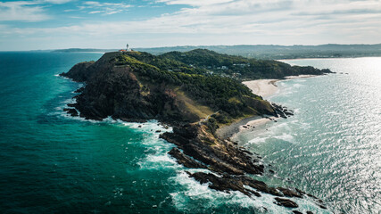 Byron Bay Wategoes Beach and Cape Byron Lighthouse