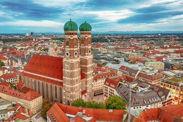 Wall Mural - The famous Frauenkirche in Munich, Germany