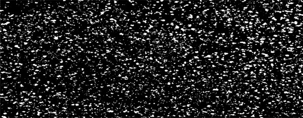 Canvas Print - Snow, stars, twinkling lights, rain drops on black background. Abstract vector noise. Small particles of debris and dust. Distressed uneven grunge texture overlay.