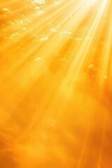 Poster - Sun shining through dramatic clouds, suitable for various design projects
