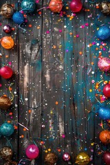 Poster - Festive holiday decorations for Christmas events