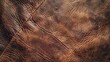 Detailed close up of brown leather texture, suitable for backgrounds or textures