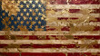 USA Fahne Gold 4th Of July |  United States Flagge Art Amerika