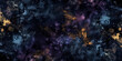 Deep blue space background pattern design. Horizontal banner. Amazing cosmic wallpaper. Milky Way abstract wallpaper. Digital artwork raster bitmap. 
