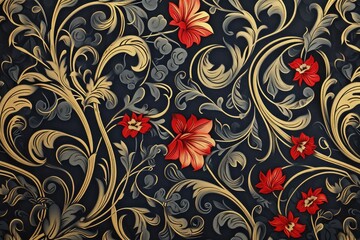 Aufkleber - A seamless blend of modern and vintage design elements, Harmonious fusion of modern and vintage design.