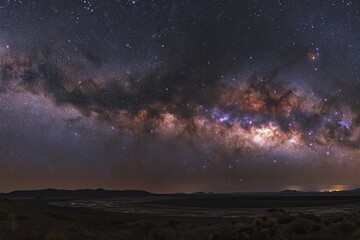 Wall Mural - The vastness of the cosmos captured in panoramic astrophotography