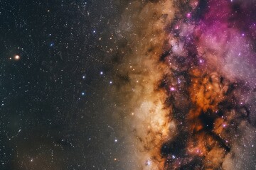Wall Mural - The vastness of the cosmos captured in panoramic astrophotography