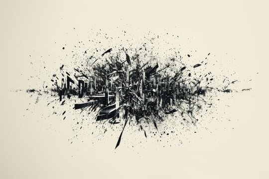 Typographic composition conveying a powerful message through words