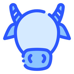 Canvas Print - cow icon