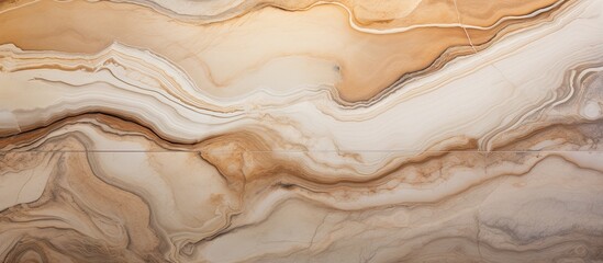 Poster - Arafed marble showcasing a detailed pattern in shades of brown and white
