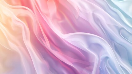 Leinwandbilder - Soft pastel colors in a subtle gradient    AI generated illustration