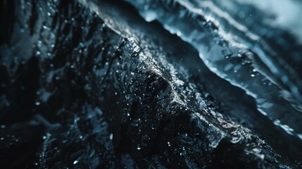 Poster - Stark contrast between light and dark in a close-up shot    AI generated illustration
