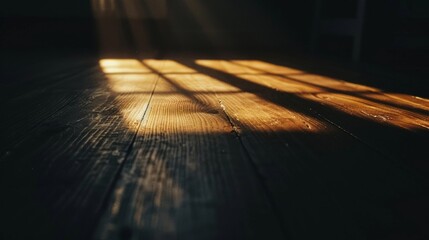 Poster - Stark contrast between light and dark in a close-up shot   AI generated illustration