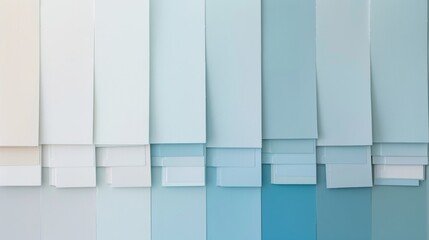 Leinwandbilder - Subtle transitions of color in a monochromatic palette   AI generated illustration
