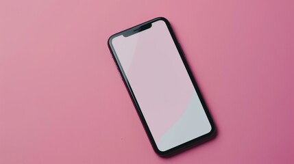 Wall Mural - A phone with a blank screen