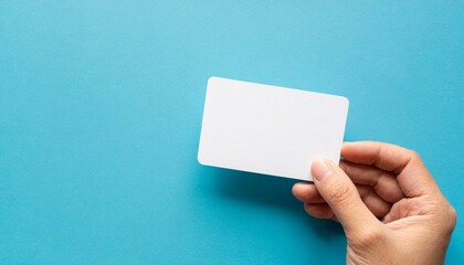 Business Card being Held by Hand - Mockup for Business Card - Personal Promotion for Business - Entrepreneurship