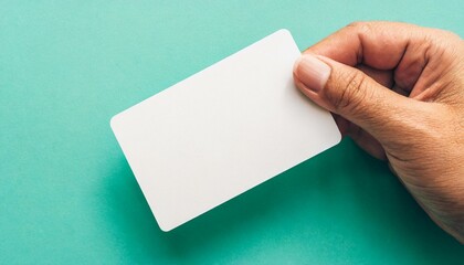 Business Card being Held by Hand - Mockup for Business Card - Personal Promotion for Business - Entrepreneurship