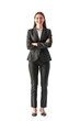 © Stock Creator - Professional Businesswoman Posing with Confidence on a Transparent Background