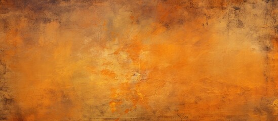 Poster - Multicolored abstract artwork featuring a textured background in shades of rusty brown and orange hues