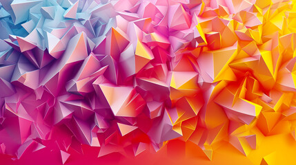 Wall Mural - background with triangles
