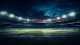 Fototapeta Sport - cricket stadium at night