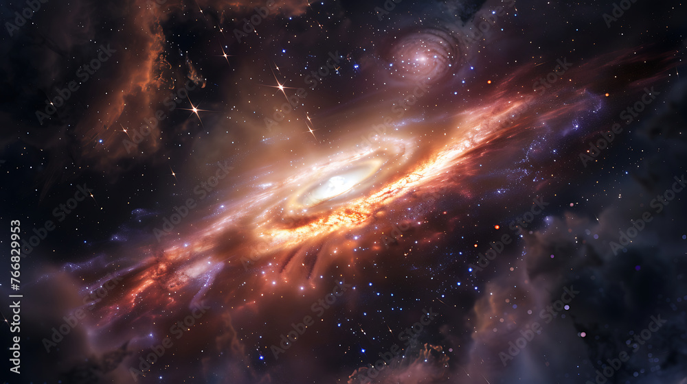 Black Hole in Space Captivating and High-Resolution Illustration ...