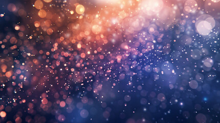 Poster - magical dust particles abstract bokeh background.