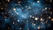 Detailed view of spectacular galactic clouds and scattered stars in the cosmic universe