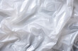 White plastic bags background. Generative AI