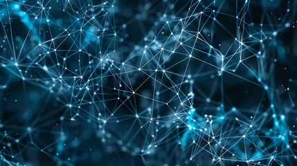 Poster - An artificial neural network, also known as a biological neural network, which is composed of neurons interconnected by A.I.