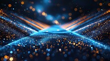Abstract Background Beautiful Blue Light Design